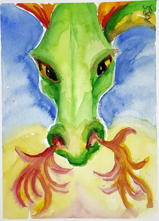 Kay Sluterbeck's Dragon painting