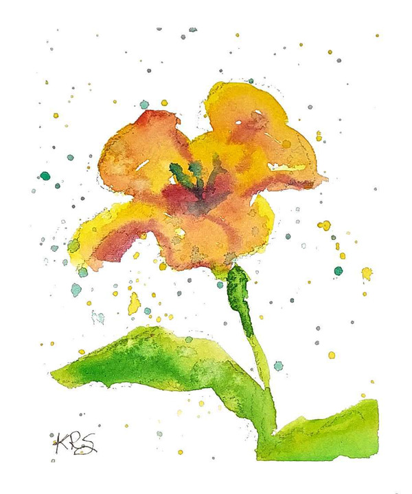 Kay Sluterbeck's Flower painting